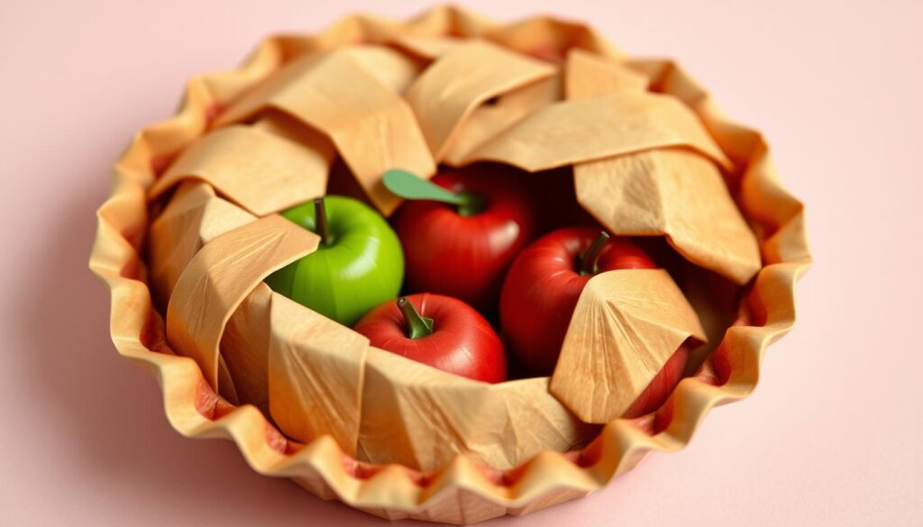 origami apple pie